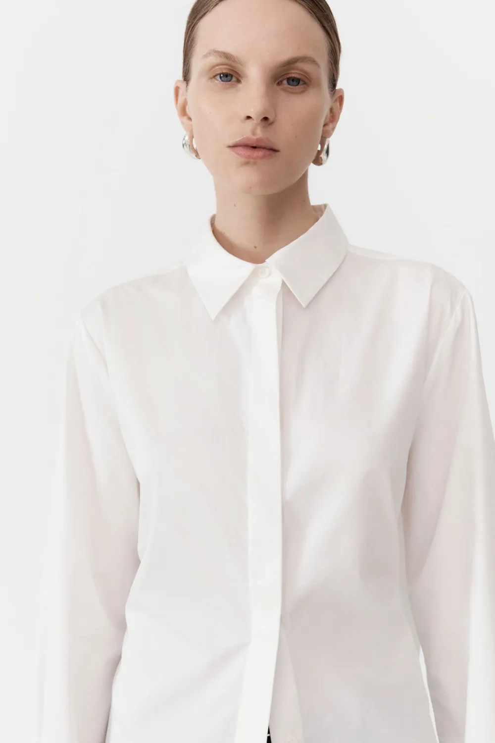Open Back Shirt - White|St. Agni Store