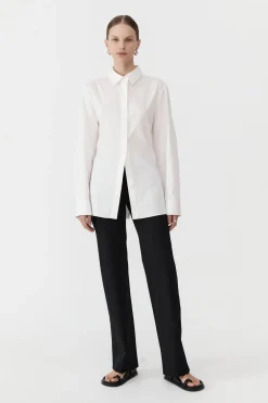 Open Back Shirt - White|St. Agni Store