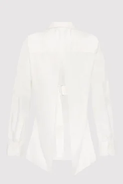 Open Back Shirt - White|St. Agni Store