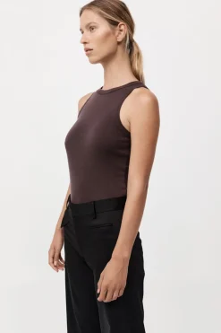 Organic Cotton Bateau Tank -|St. Agni Discount
