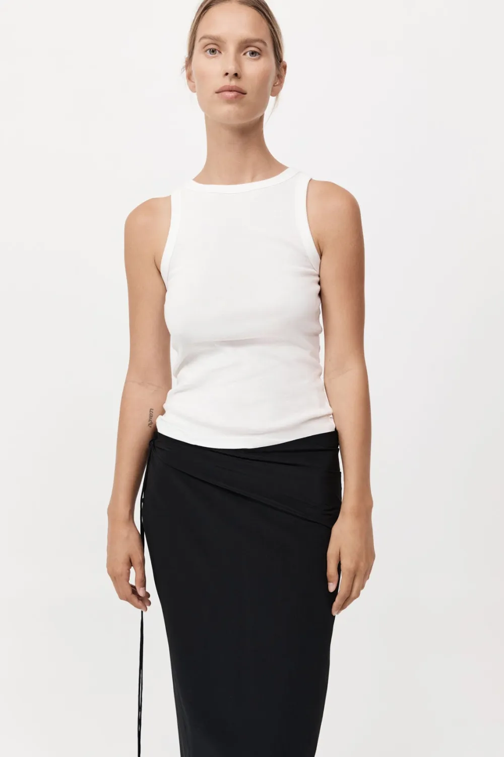 Organic Cotton Bateau Tank -|St. Agni Fashion