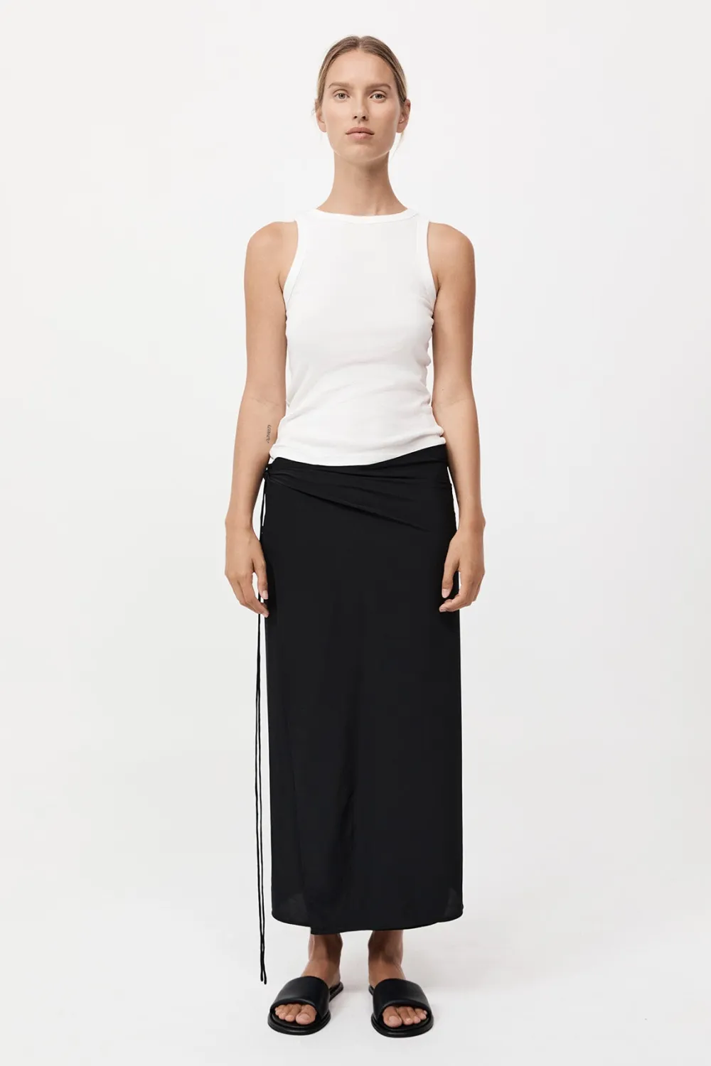 Organic Cotton Bateau Tank -|St. Agni Fashion
