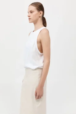 Organic Cotton Boxy Tank -|St. Agni Discount