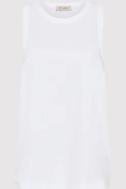 Organic Cotton Boxy Tank -|St. Agni Discount