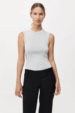 Organic Cotton Cut Out Tank -|St. Agni Discount