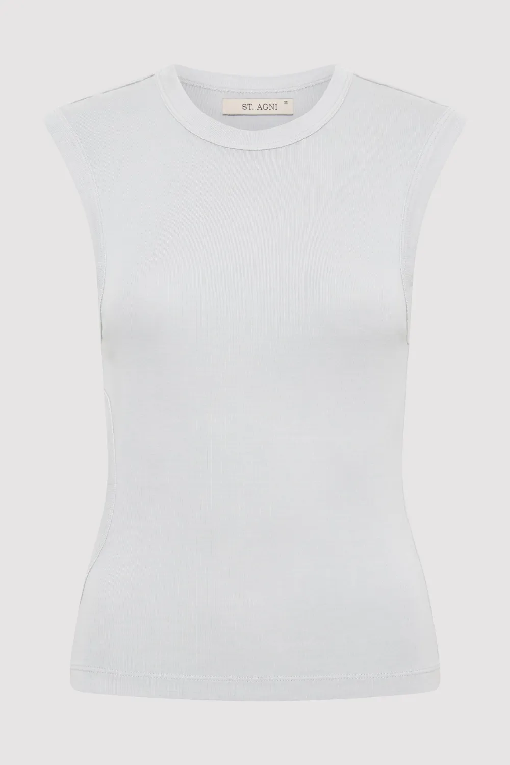 Organic Cotton Cut Out Tank -|St. Agni Discount