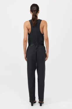 Organic Cotton Jumpsuit - Black|St. Agni Cheap