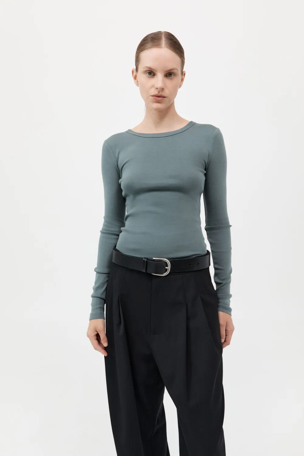 Organic Cotton Long Sleeve Top -|St. Agni Fashion