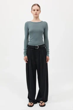 Organic Cotton Long Sleeve Top -|St. Agni Fashion