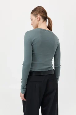 Organic Cotton Long Sleeve Top -|St. Agni Fashion