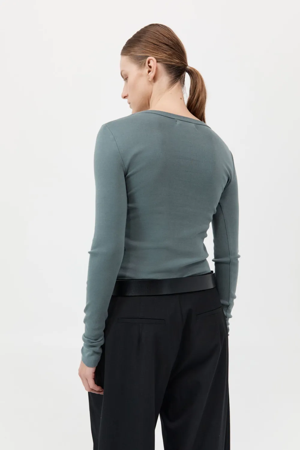 Organic Cotton Long Sleeve Top -|St. Agni Fashion