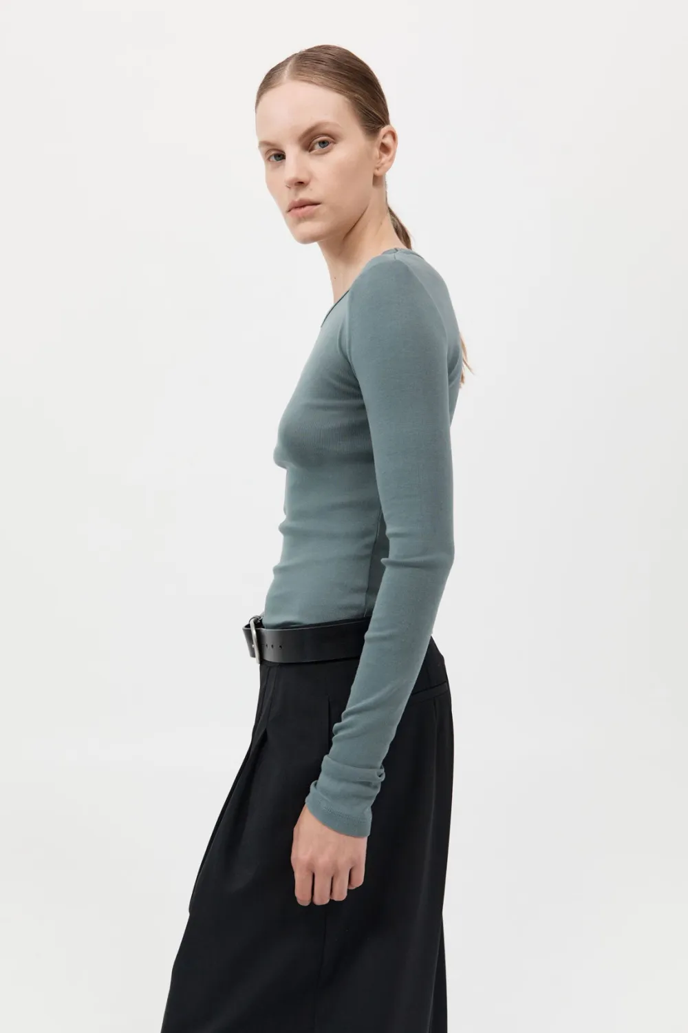 Organic Cotton Long Sleeve Top -|St. Agni Fashion