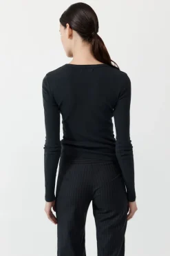Organic Cotton Long Sleeve Top -|St. Agni Discount