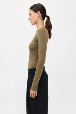 Organic Cotton Long Sleeve Top -|St. Agni Store