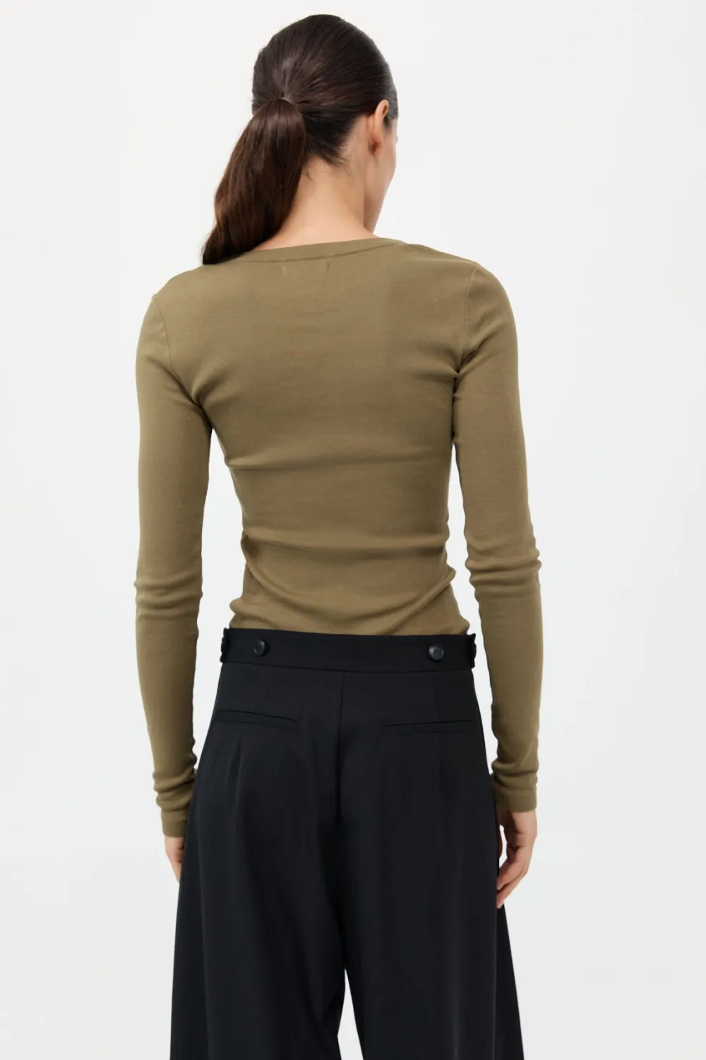 Organic Cotton Long Sleeve Top -|St. Agni Store