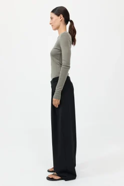 Organic Cotton Long Sleeve Top -|St. Agni Best Sale