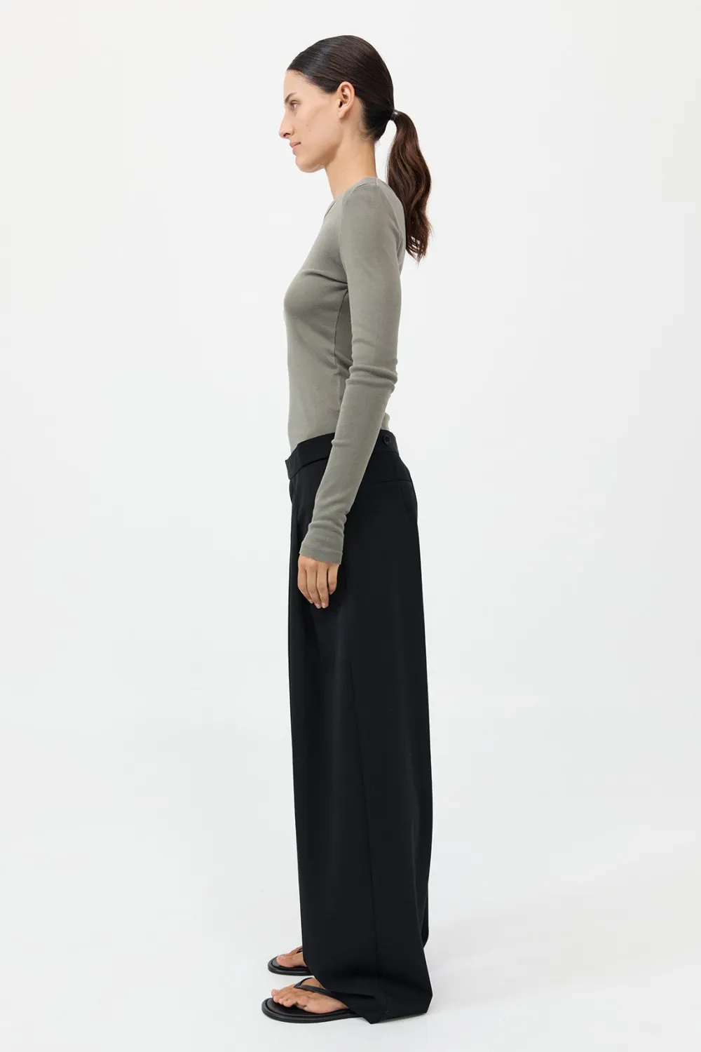 Organic Cotton Long Sleeve Top -|St. Agni Best Sale
