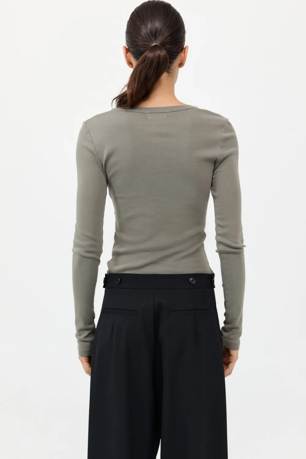 Organic Cotton Long Sleeve Top -|St. Agni Best Sale