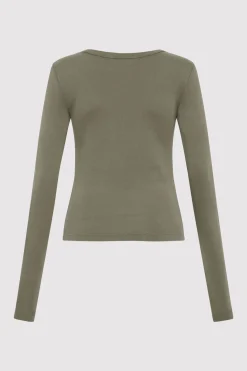 Organic Cotton Long Sleeve Top -|St. Agni Best Sale