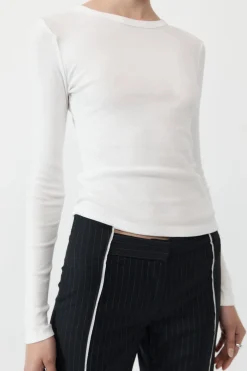 Organic Cotton Long Sleeve Top -|St. Agni Best