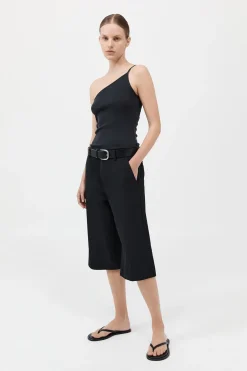 Organic Cotton One Shoulder Tank -|St. Agni Best Sale