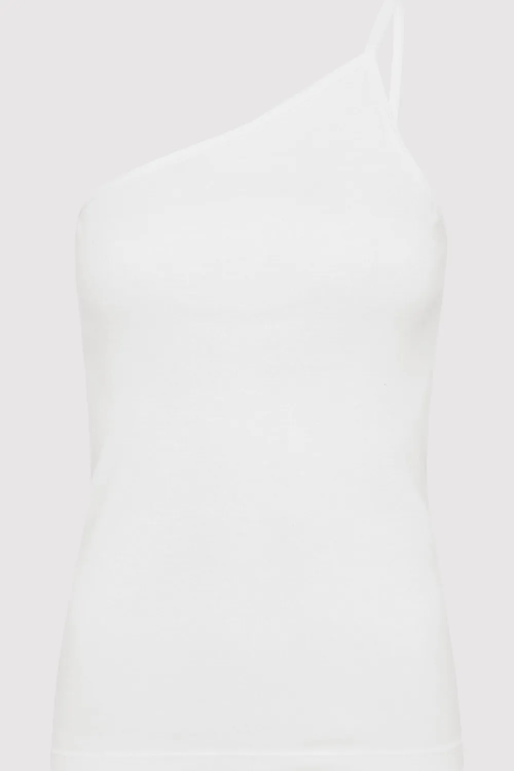 Organic Cotton One Shoulder Tank -|St. Agni Online