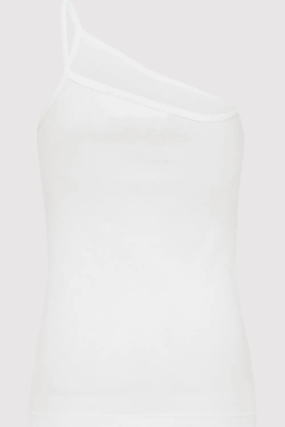 Organic Cotton One Shoulder Tank -|St. Agni Online