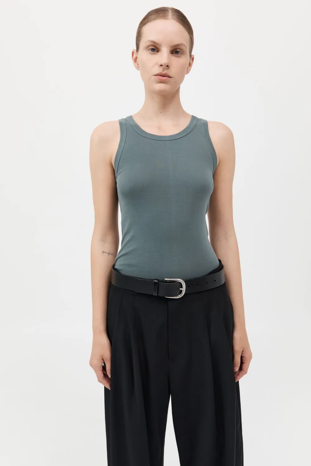 Organic Cotton Singlet -|St. Agni Sale