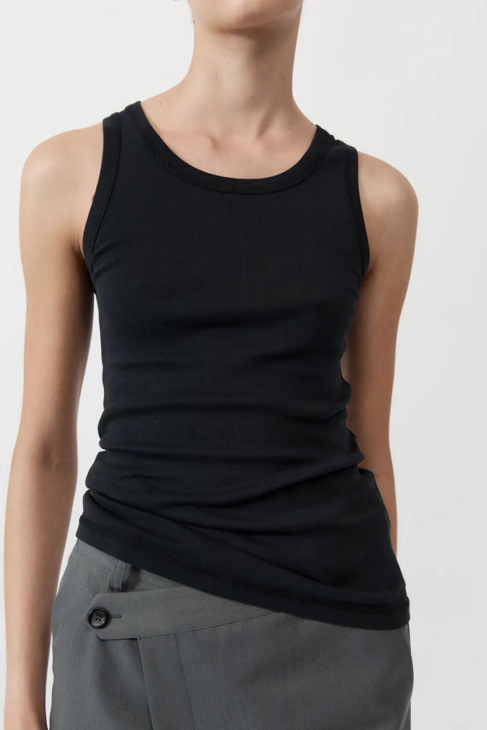 Organic Cotton Singlet -|St. Agni Flash Sale