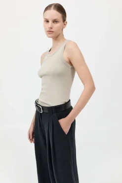Organic Cotton Singlet -|St. Agni Best Sale