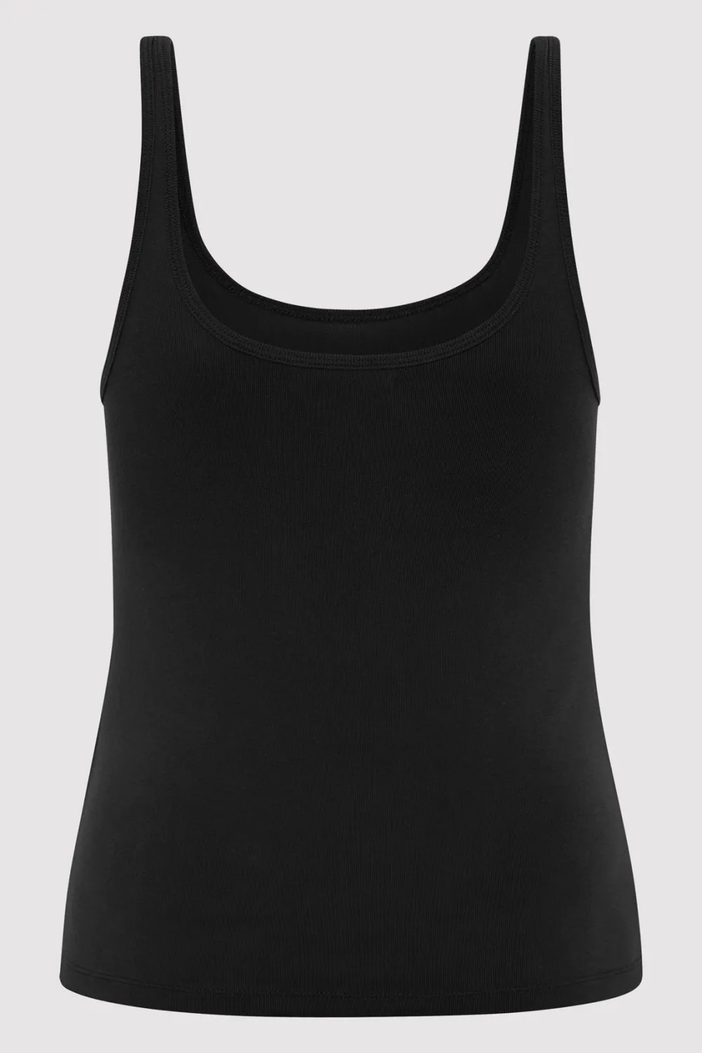 Organic Cotton Slim Scoop Tank -|St. Agni Cheap
