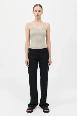 Organic Cotton Slim Scoop Tank -|St. Agni Best