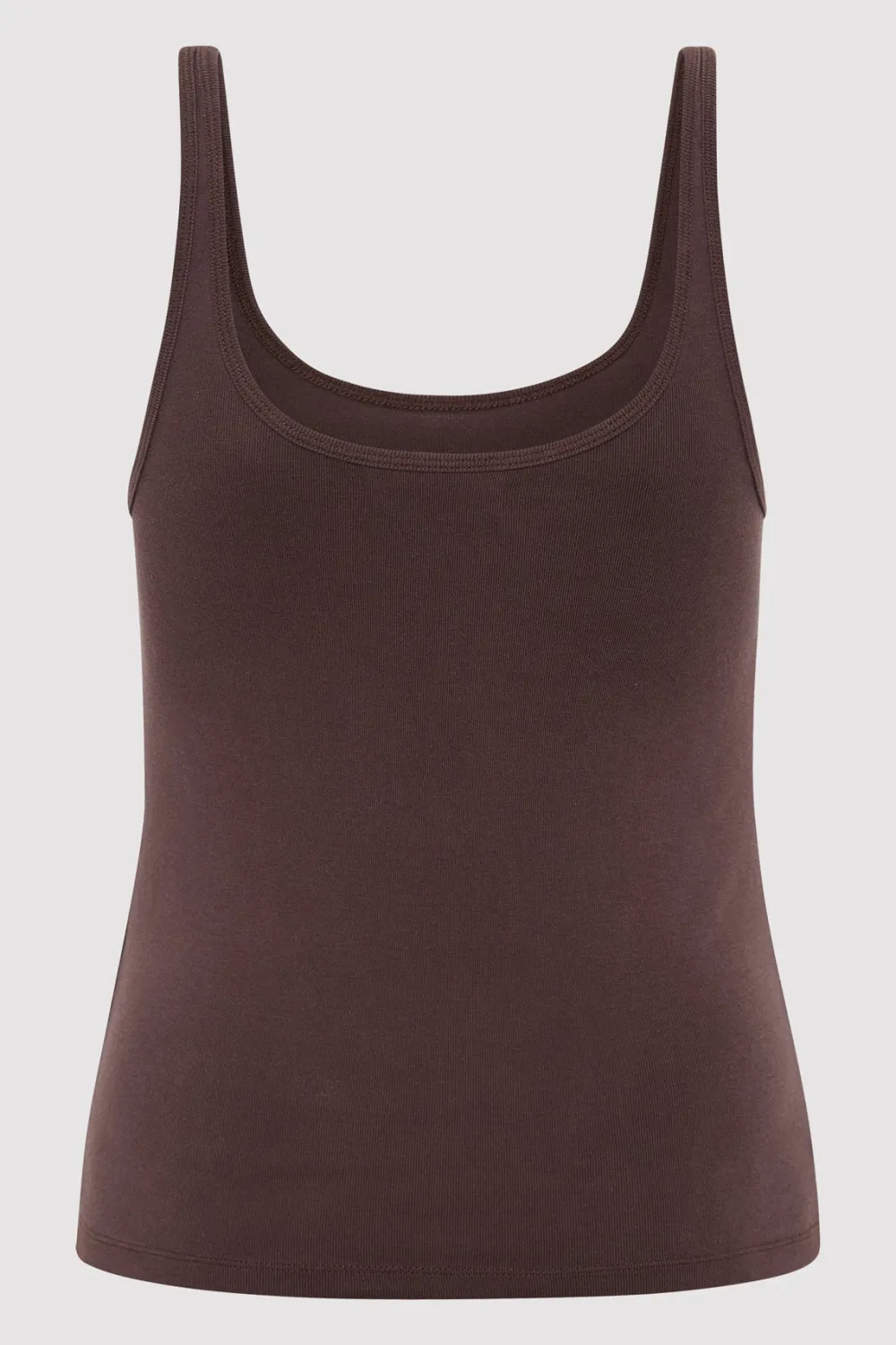 Organic Cotton Slim Scoop Tank -|St. Agni Sale