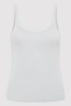 Organic Cotton Slim Scoop Tank -|St. Agni Online