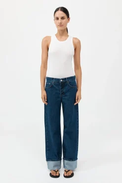Organic Cotton Soft Rib Singlet -|St. Agni Outlet