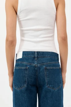 Organic Cotton Soft Rib Singlet -|St. Agni Outlet