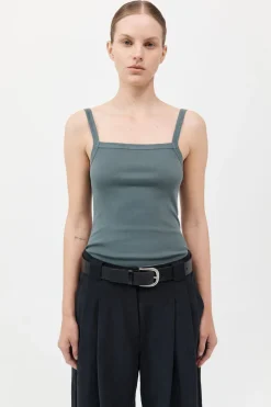 Organic Cotton Square Neck Tank -|St. Agni Best