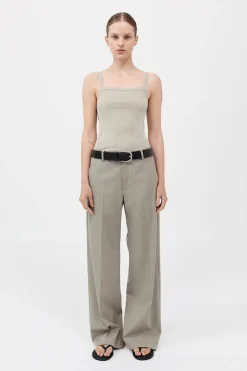 Organic Cotton Square Neck Tank -|St. Agni Cheap