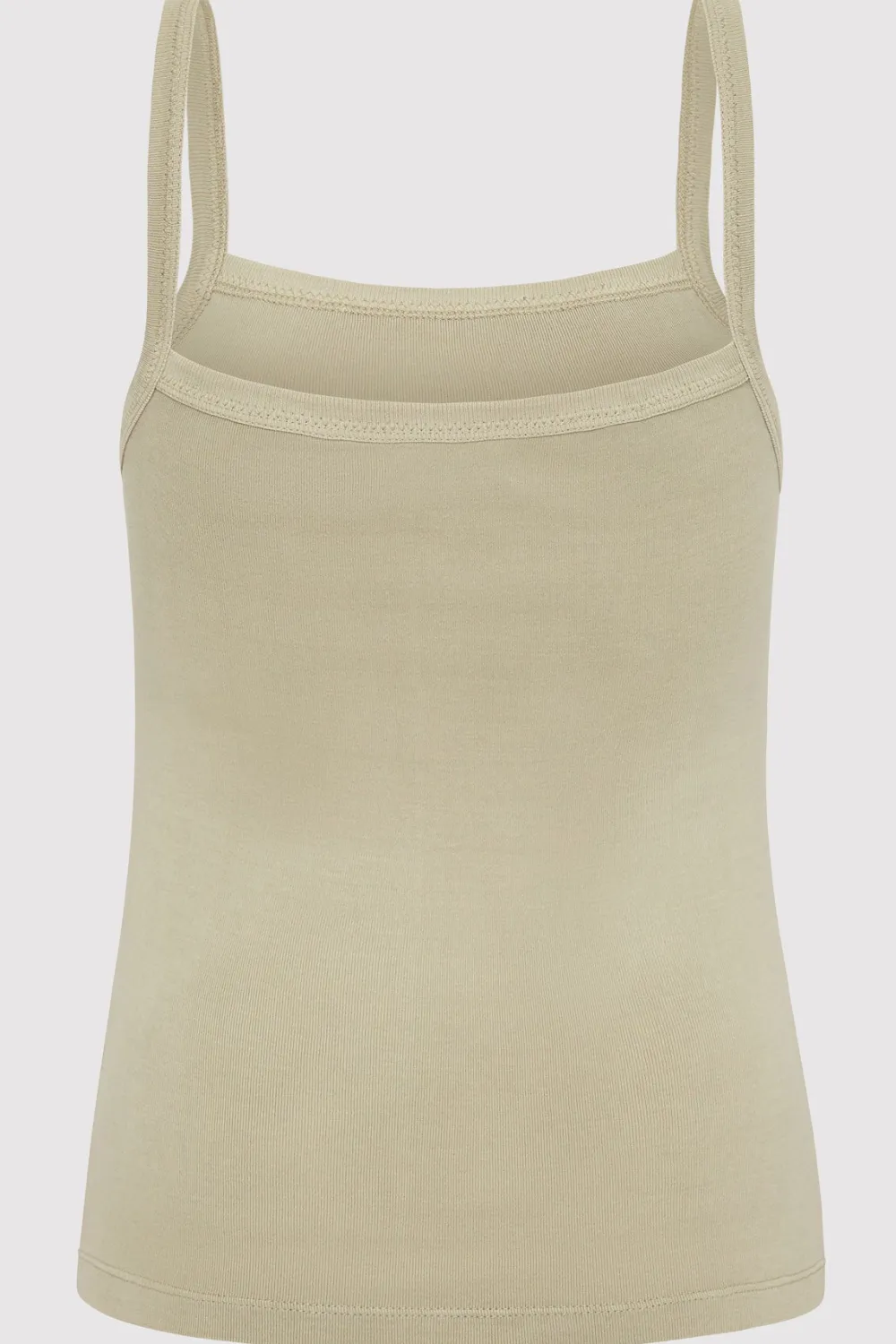 Organic Cotton Square Neck Tank -|St. Agni Cheap