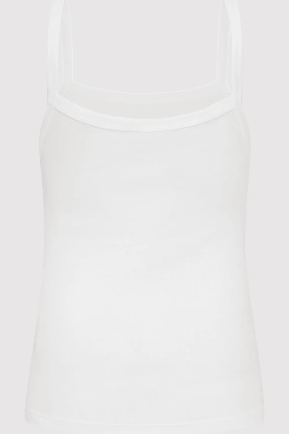 Organic Cotton Square Neck Tank -|St. Agni Cheap