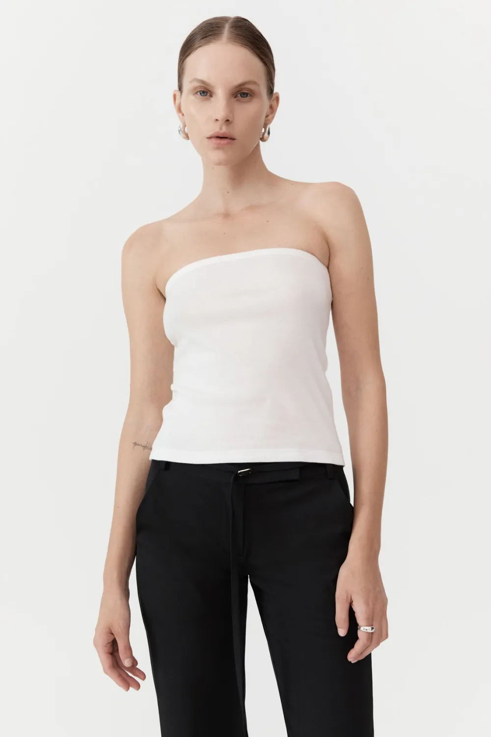 Organic Cotton Strapless Top -|St. Agni Discount