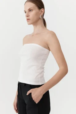 Organic Cotton Strapless Top -|St. Agni Discount
