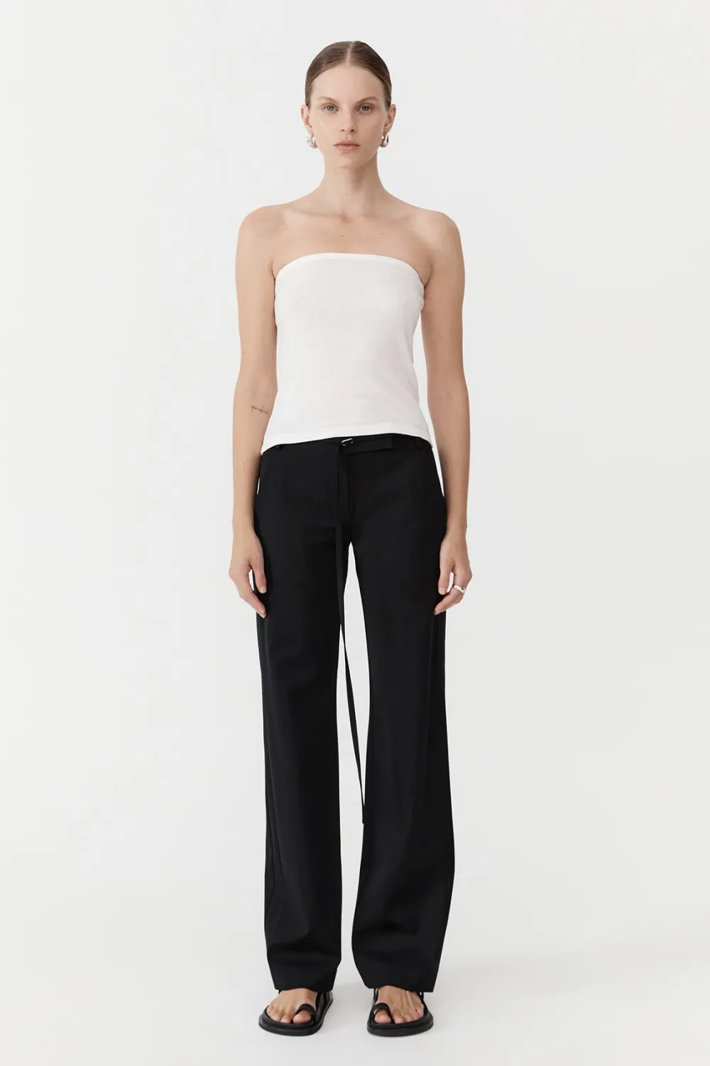Organic Cotton Strapless Top -|St. Agni Discount