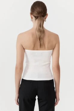 Organic Cotton Strapless Top -|St. Agni Discount