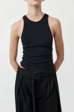 Organic Cotton V Back Tank -|St. Agni Online