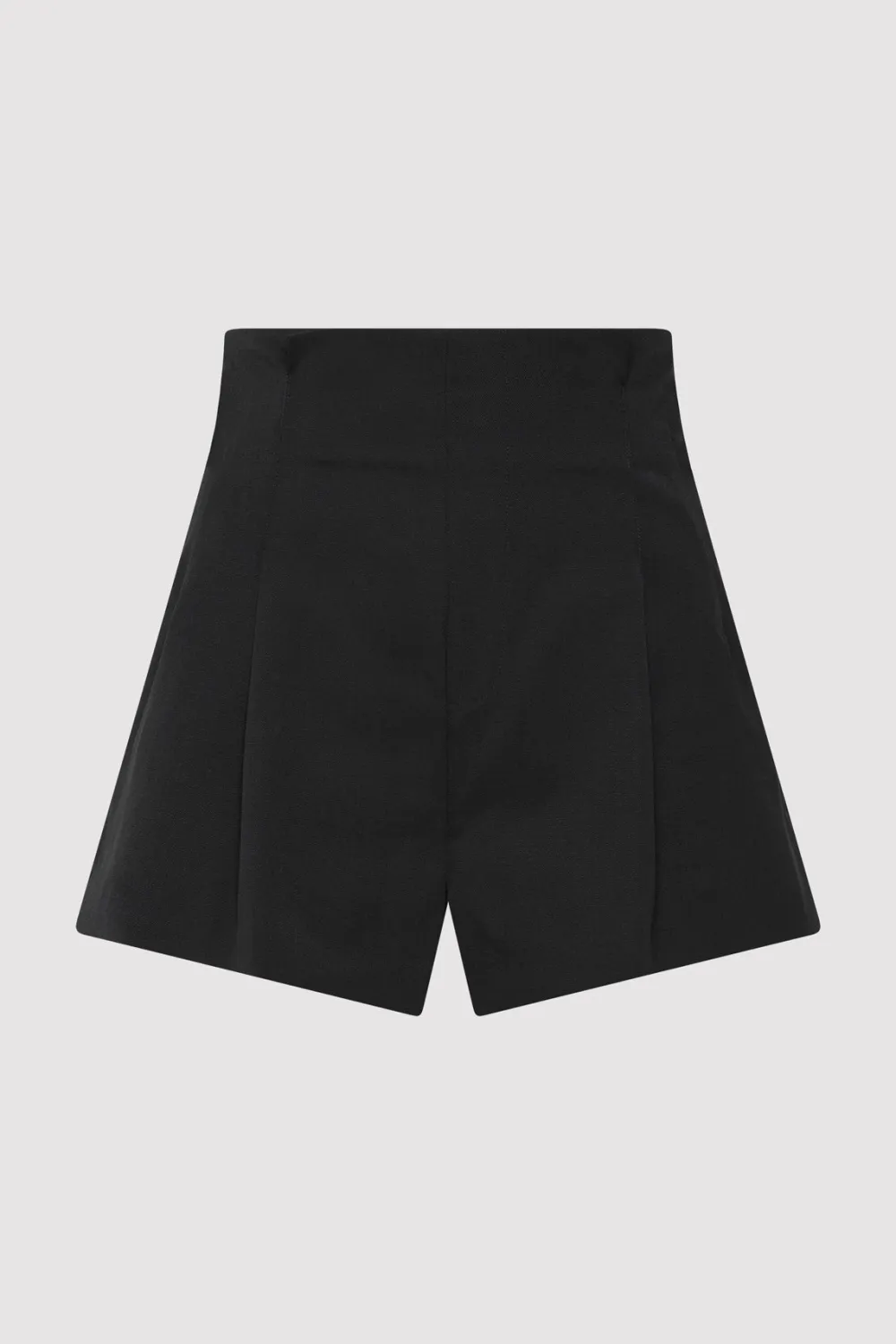 Paperbag Waist Shorts - Black|St. Agni Cheap