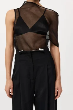 Paperbag Waist Trousers - Black|St. Agni Shop