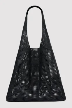 Perforated Soft Tote - Black|St. Agni Hot