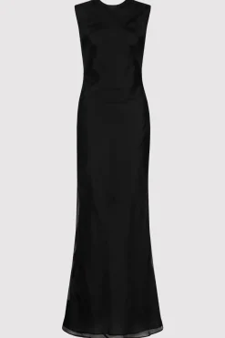 Pinstripe Silk Maxi Dress -|St. Agni Cheap