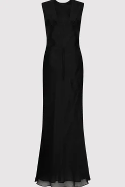 Pinstripe Silk Maxi Dress -|St. Agni Cheap